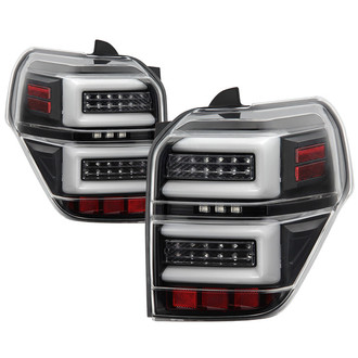 Spyder® - Driver and Passenger Side Black Sequential Fiber Optic LED Tail Lights