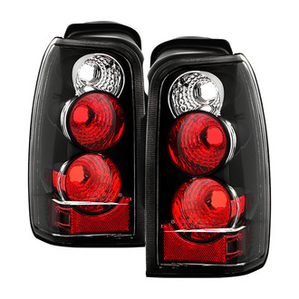 Spyder® - Driver and Passenger Side Black/Red Euro Tail Lights