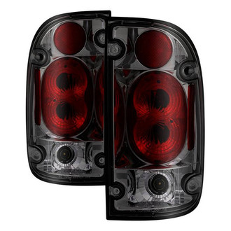 Spyder® - Driver and Passenger Side Chrome Red/Smoke Euro Tail Lights