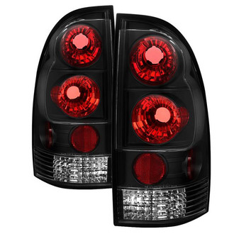 Spyder® - Driver and Passenger Side Black/Red Euro Tail Lights
