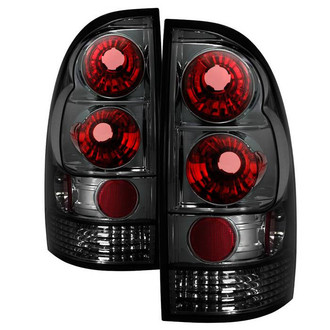 Spyder® - Driver and Passenger Side Chrome Red/Smoke Euro Tail Lights