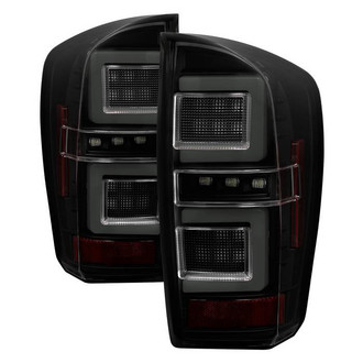 Spyder® - Driver and Passenger Side Black/Smoke Fiber Optic LED Tail Lights