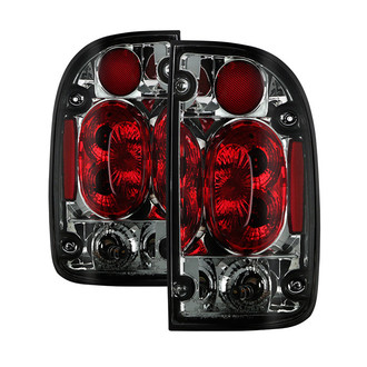 Spyder® - Driver and Passenger Side Chrome Red/Smoke Euro Tail Lights