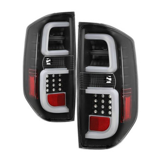 Spyder® - Driver and Passenger Side Black Fiber Optic LED Tail Lights