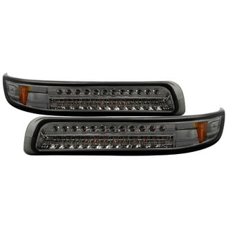 Spyder® - Chrome Smoke LED Turn Signal/Parking Lights with Amber Light