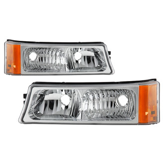 Spyder® - Chrome Crystal Turn Signal/Parking Lights