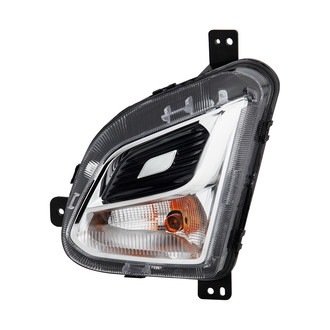 Spyder® - Driver Side Chrome Factory Style Turn Signal/Parking Light without Fog Light