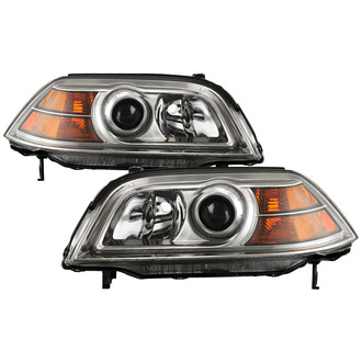 Spyder® - Driver and Passenger Side Chrome Projector Headlights