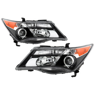Spyder® - Driver and Passenger Side Black Factory Style Projector Headlights
