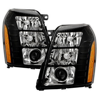 Spyder® - Driver and Passenger Side Black Projector Headlights