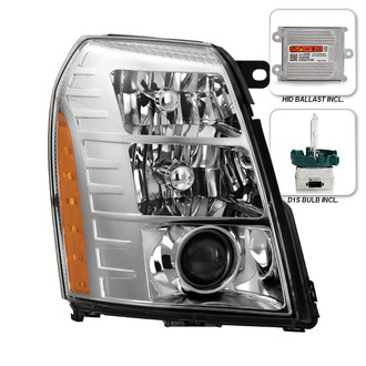 Spyder® - Passenger Side Chrome Factory Style Projector Headlight
