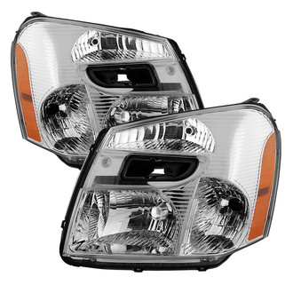 Spyder® - Driver and Passenger Side Chrome Factory Style Headlights
