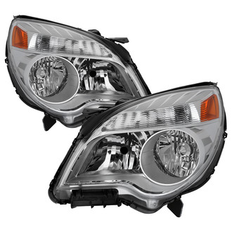 Spyder® - Driver and Passenger Side Chrome Factory Style Headlights