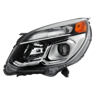 Spyder® - Driver Side Black/Chrome Factory Style Projector Headlight