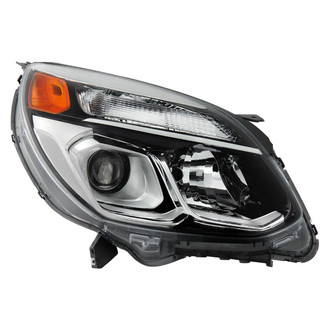 Spyder® - Passenger Side Black/Chrome Factory Style Projector Headlight