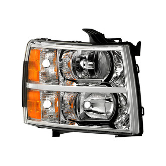 Spyder® - Passenger Side Chrome Factory Style Headlight