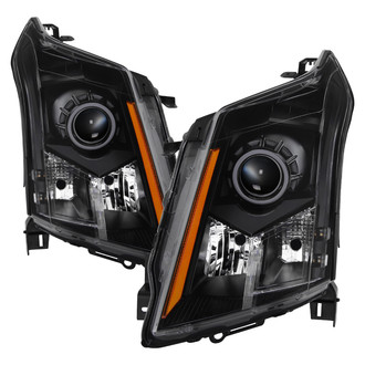 Spyder® - Driver and Passenger Side Black Projector Headlights