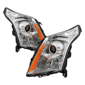 Spyder® - Driver and Passenger Side Chrome Factory Style Projector Headlights