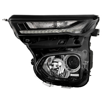 Spyder® - Driver Side Black Factory Style Projector LED Headlight with DRL