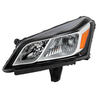Spyder® - Driver Side Black/Chrome Factory Style Headlight