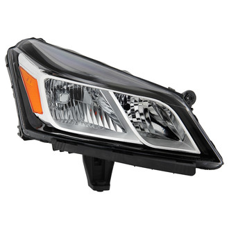 Spyder® - Passenger Side Black/Chrome Factory Style Headlight
