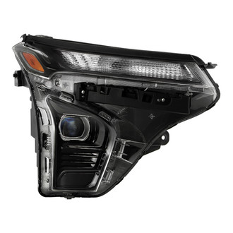 Spyder® - Passenger Side Black Factory Style LED Headlight
