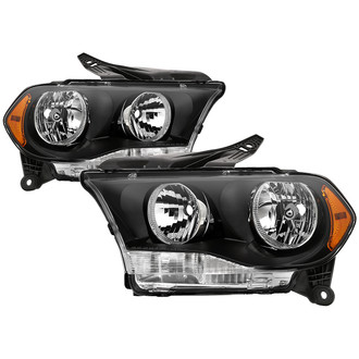 Spyder® - Driver and Passenger Side Black Factory Style Headlights