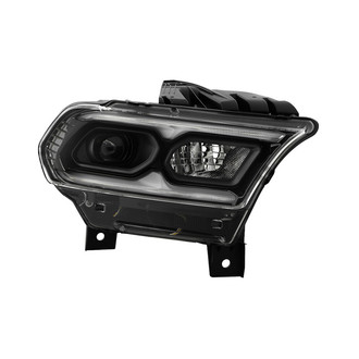 Spyder® - Passenger Side Black Factory Style Switchback DRL Bar Projector LED Headlight