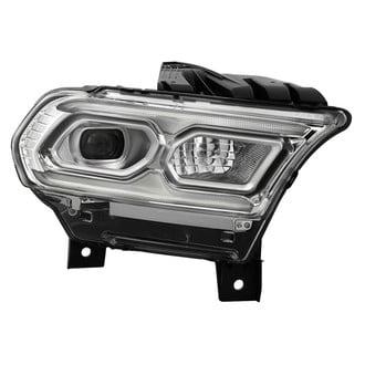 Spyder® - Passenger Side Chrome Factory Style Switchback DRL Bar Projector LED Headlight
