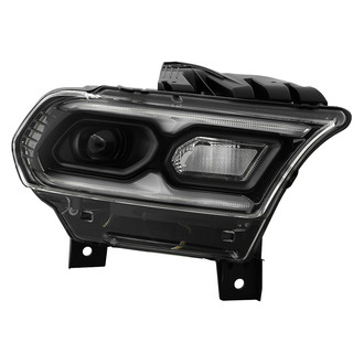 Spyder® - Passenger Side Black Factory Style DRL Bar Projector LED Headlight