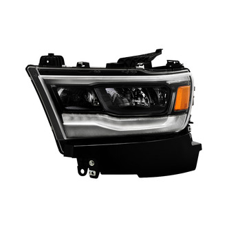 Spyder® - Driver Side Black Factory Style LED Headlight with DRL