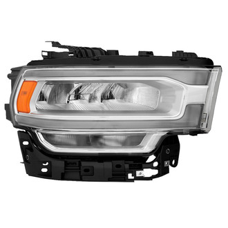 Spyder® - Passenger Side Chrome Factory Style LED Headlight