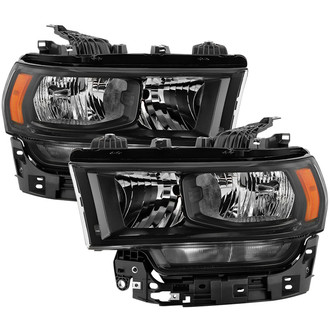 Spyder® - Driver and Passenger Side Black Factory Style Headlights