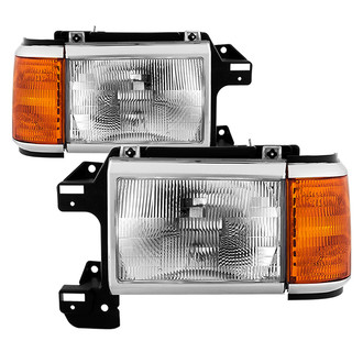 Spyder® - Driver and Passenger Side Chrome Factory Style Headlights