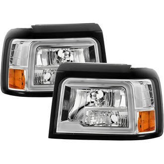 Spyder® - Driver and Passenger Side Chrome Headlights