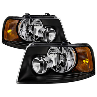 Spyder® - Driver and Passenger Side Black Factory Style Headlights