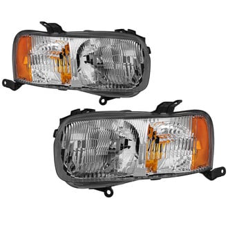 Spyder® - Driver and Passenger Side Chrome Factory Style Headlights