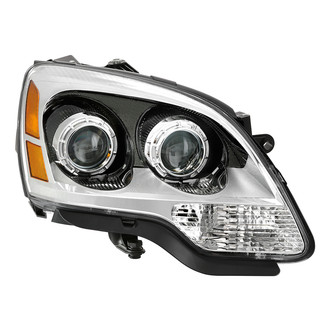 Spyder® - Passenger Side Black/Chrome Factory Style Projector Headlight