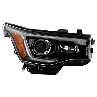 Spyder® - Passenger Side Black Factory Style LED DRL Bar Projector Headlight