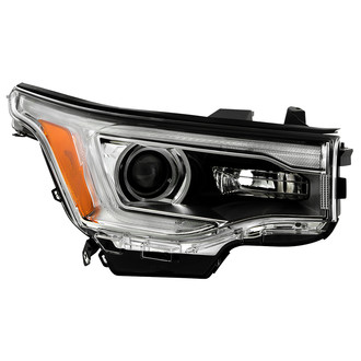 Spyder® - Passenger Side Chrome Factory Style Projector Headlight
