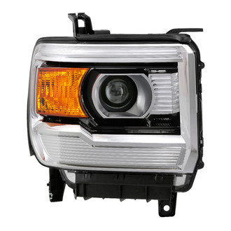 Spyder® - Passenger Side Black/Chrome Factory Style Projector Headlight