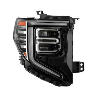 Spyder® - Passenger Side Black Factory Style Switchback DRL Bar Projector LED Headlight