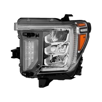 Spyder® - Driver Side Chrome Factory Style LED Headlight with DRL