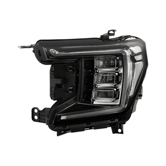 Spyder® - Driver Side Black Factory Style LED Headlight with Switchback DRL