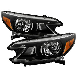 Spyder® - Driver and Passenger Side Black Factory Style Headlights
