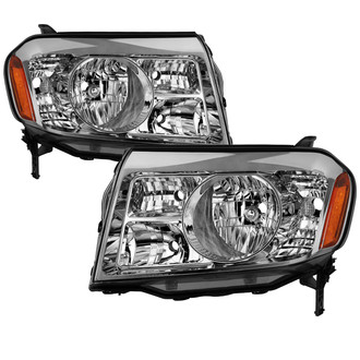 Spyder® - Driver and Passenger Side Chrome Factory Style Headlights