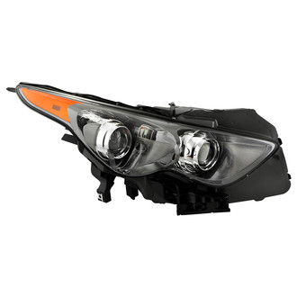 Spyder® - Passenger Side Black Factory Style Projector Headlight