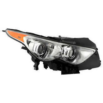 Spyder® - Passenger Side Chrome Factory Style Projector Headlight
