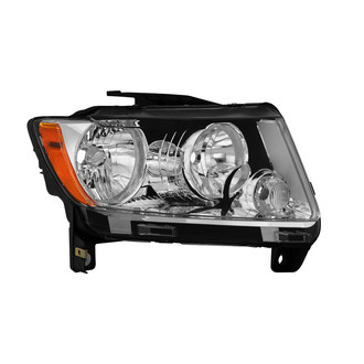 Spyder® - Passenger Side Chrome Factory Style Headlight