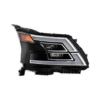 Spyder® - Passenger Side Black Factory Style DRL Bar LED Headlights